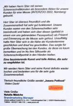 Messe INTERZOO in Nürnberg 2022 - Rückmeldung -