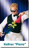 Spasskellner, Komischer Kellner, Comedy, Dinner Show, Stand Up Comedy